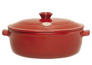 Garnek ceramiczny do duszenia owalny 6l czerwony Emile Henry
