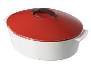 Garnek ceramiczny REVOLUTION 32cm owalny czerwona ind. Revol