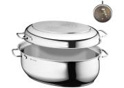 Brytfanna gęsiarka + termometr 8,5 l Cromargan indukcja WMF