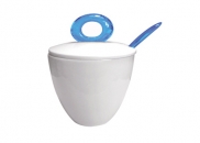 Cukiernica 13x9,5x11cm. OMADA Spot Coffee turkusowa