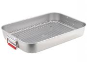 Brytfanna z rusztem stal węglowa 38 cm Vinzer