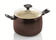 Garnek wysoki Mammola WHITECH z pokrywką 22 cm 6,9 l Moneta