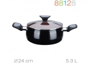 Granchio Garnek 24 cm 5,3 l Teracotta