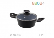Garnek z pokrywką 18 cm ECO PAN 2,2 l indukcja Granchio