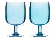 Kieliszki akrylowe, 2 szt., niebieskie, 250 ml Sagaform