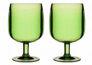 Kieliszki akrylowe, 2 szt., zielone, 250 ml Sagaform