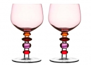 Kieliszki do wina, różowe, 350 ml, 2 szt. Sagaform