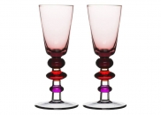 Kieliszki do wódki, 2 szt, 40 ml, różowe Sagaform