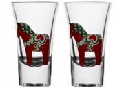 kieliszki do wódki 4 szt, koń Sagaform