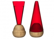 Kieliszki do wódki na drewnianej podstawce, 2 szt Sagaform