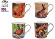 Komplet 4 kubków Wildlife LESSER & PAVEY LTD