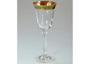 Komplet 6 kieliszków do wina 185 ANGELA VERSO GOLD Bohemia