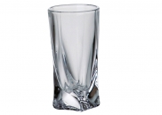 Komplet 6 szt kieliszków likier wódka 50 ml Bohemia Quadro