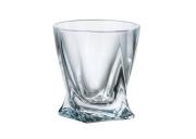 Komplet 6 kieliszków likier wódka 55ml niskie Quadro Bohemia