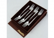 Komplet 6 widelczyków do ciasta Amefa Metropol