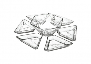 Komplet miseczek 6+1 duża Net EGO ALTER