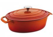 Garnek żeliwny owalny Casterra 28 cm 3,5 l Korkmaz