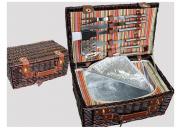 Kosz piknikowy z pojemnikiem term. i zestawem do grillowania