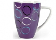 Kubek  330 ml Salt&Pepper Purple with Loops