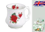 Kubek Babuni bordowa róża 0,4 l David Michael