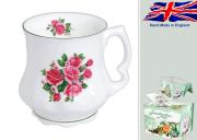 Kubek Babuni różowa róża 0,4 l David Michael