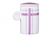 Kubek do zaparzania herbaty,purp, Benetton, Tisianiera Scudo