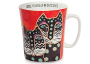 Kubek red LAUREL BURCH Egan