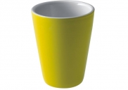 Kubek termiczny, bez ucha, żółty, 360 ml Loveramics