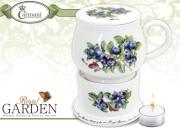 Kubek z pokrywką i podgrzewaczem Royal Garden Jagoda Carmani