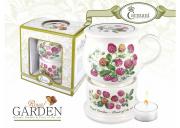 Kubek z pokrywką podgrzewaczem Royal Garden Maliny Carmani