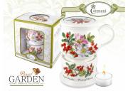 Kubek z pokrywką podgrzewaczem R. Garden Dzika Róża Carmani