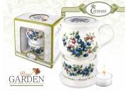 Kubek z pokrywką podgrzewaczem Royal Garden Jagoda Carmani