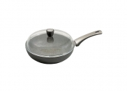 Patelnia  GRANIT LINE 20 cm z pokrywą VINZER