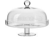 Patera z kloszem na nodze 28cm Krosno Handmade Classic SERVO