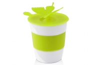 Przykrywka silikonowa do kubków LIVIO Vialli Design zielona