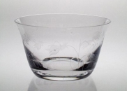 Salaterka ze szlifem 20cm Krosno Handmade Retro POEMA