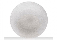 Talerz 33 cm srebrny Glitter LUIGI BORMIOLI