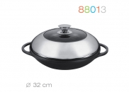 Wok 32 cm MARMO INDUCTION Granchio