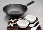 Zestaw Wok + miseczki IBILI