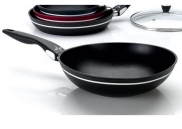 Wok Barazzoni PLAY z odpinaną rączką czerwony 28cm