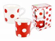 Zestaw 2 czerwonych kubków Countess Duo HEATH MCCABE