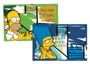 Zestaw 2 podkładek Homer & Marge The Simpsons Egan