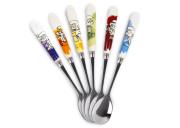 Zestaw 6 łyżeczek do herbaty 15 cm Smerfy Egan