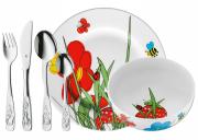 Zestaw dla dzieci 6 elementów Tierewelt Świat Zwierząt WMF