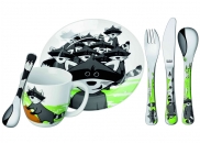 Zestaw dla dzieci 6-elementowy Waschbär Szop Pracz Silit