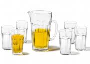 Zestaw dzbanek do soku + 6 wysokich szklanek Rock Leonardo
