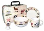 Zestaw śniadaniowy 2 elementowy w skrzynce Churchill Farma