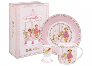 Zestaw śniadaniowy Belle & Boo 3 el. porcelana Churchill